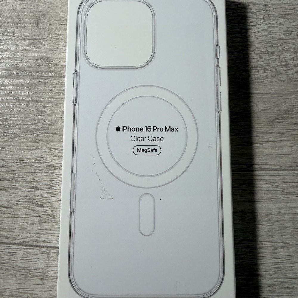 Apple iPhone Clear Case (16 Pro Max)